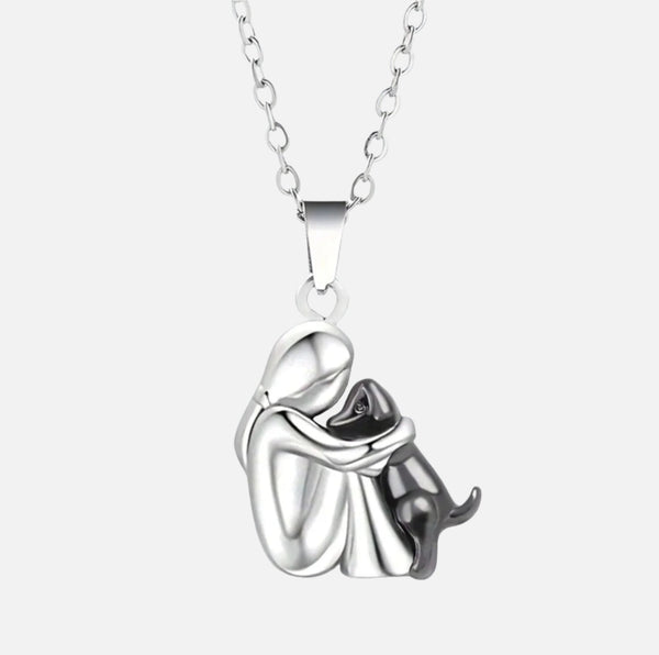 Hug Pendant Necklace - A Heartfelt Embrace You Can Wear
