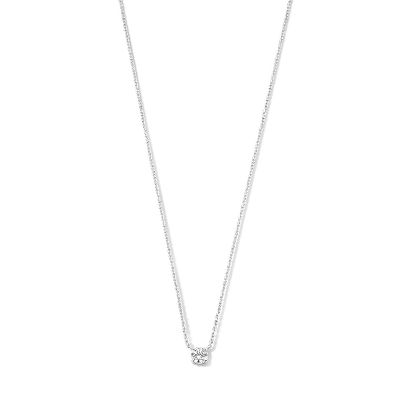 Clea Gold Moissanite Pendant Necklace