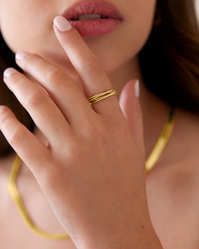 Interlocked Fidget Ring For Women - Gift Jewelry | Dear Given