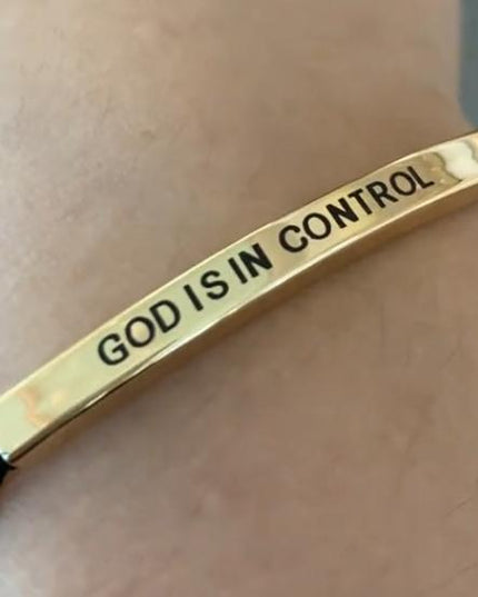 God Is In Control Bracelet - Gift Jewelry | Dear Given