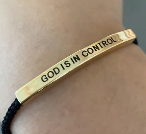 God Is In Control Bracelet - Gift Jewelry | Dear Given