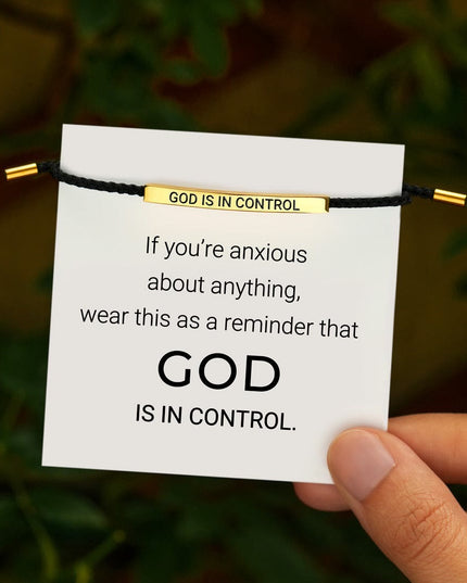 God Is In Control Bracelet - Meaningful Gift Jewelry | Dear Given