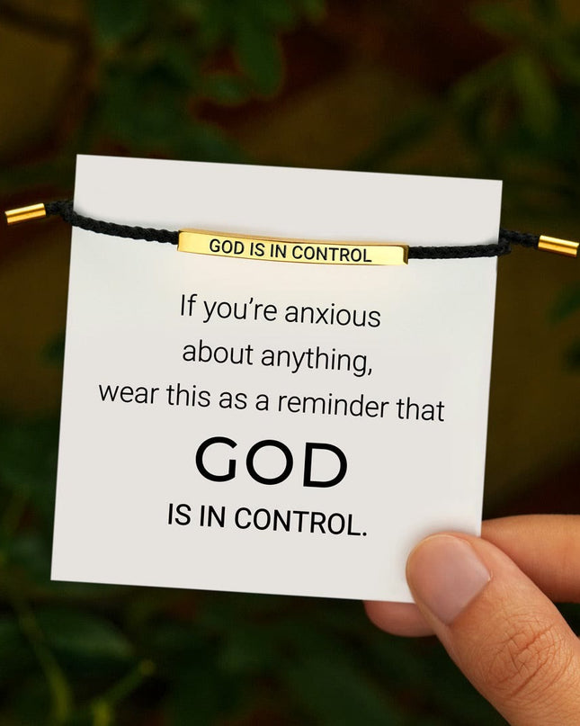 God Is In Control Bracelet - Meaningful Gift Jewelry | Dear Given