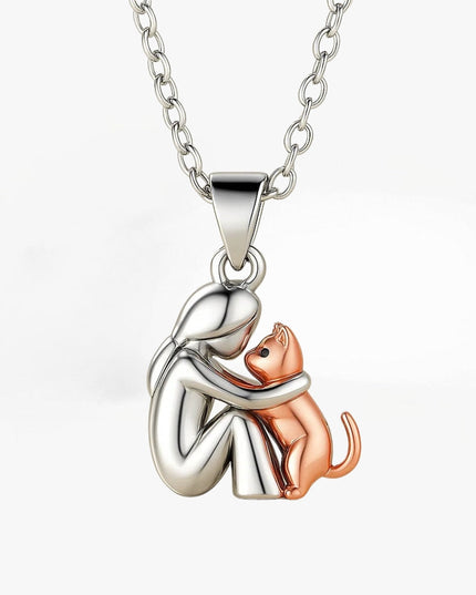 Cat-Themed necklace — jewelry gift detail view 3 | Dear Given