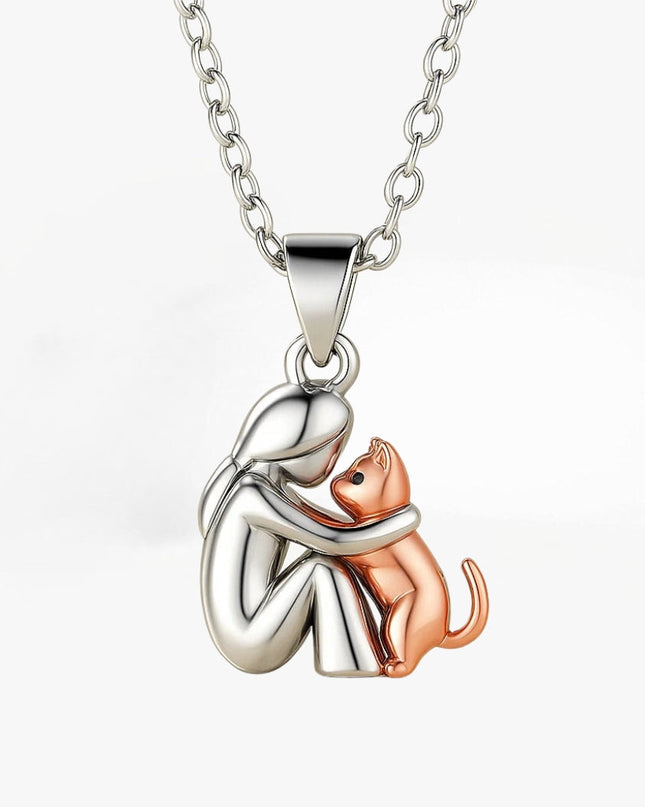 Cat-Themed necklace — jewelry gift detail view 3 | Dear Given