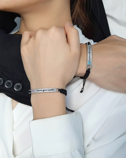 Magnetic Hearts Couples Bracelet - Gift Jewelry | Dear Given