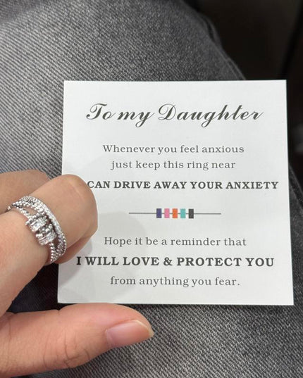 To My Daughter - Fidget Ring - Gift Jewelry | Dear Given