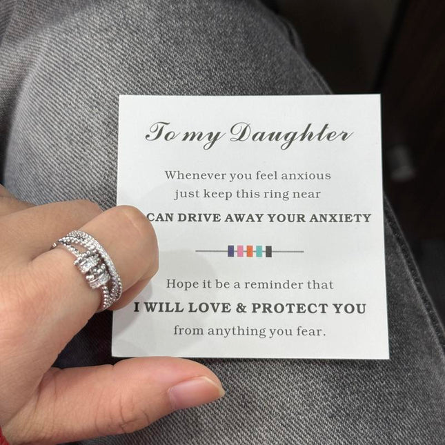 To My Daughter - Fidget Ring - Gift Jewelry | Dear Given