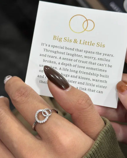 Big Sis & Little Sis Ring - Gift Jewelry | Dear Given