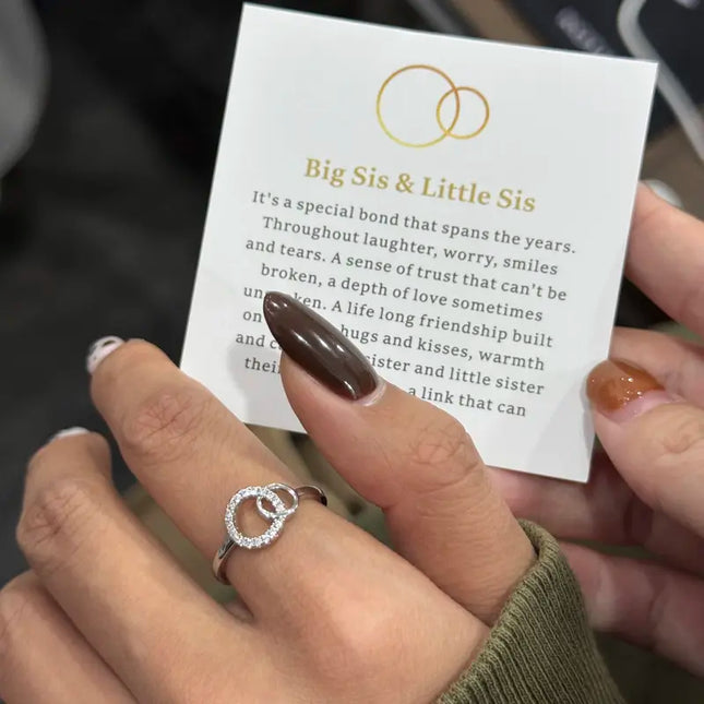 Big Sis & Little Sis Ring - Gift Jewelry | Dear Given