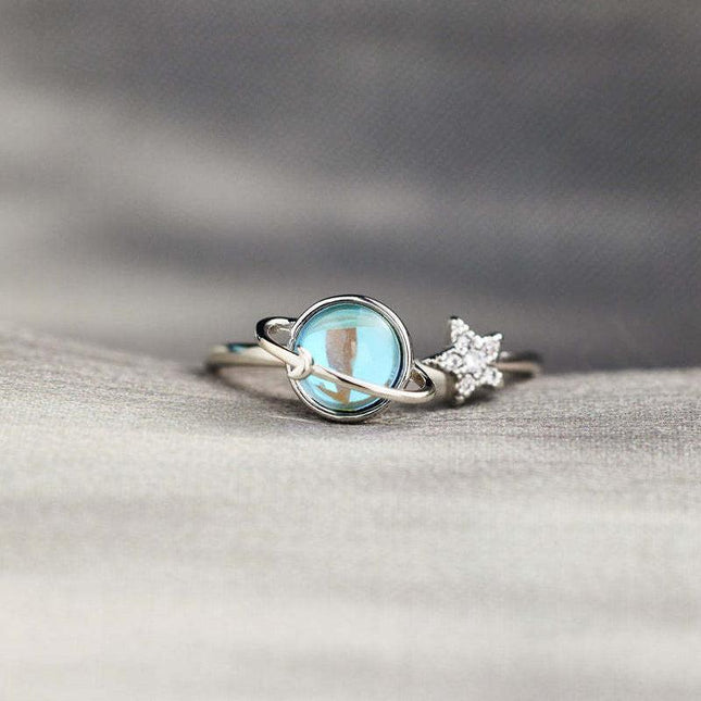 Star and Moon Ring For Daughter - Gift Jewelry | Dear Given