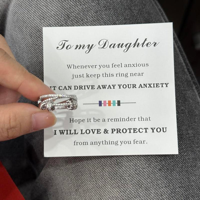 To My Daughter - Fidget Ring - Meaningful Gift Jewelry | Dear Given