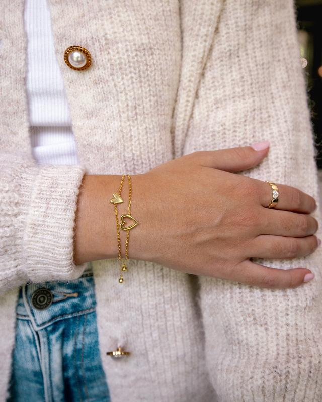 Matching Hearts Bracelet - Gift Jewelry | Dear Given