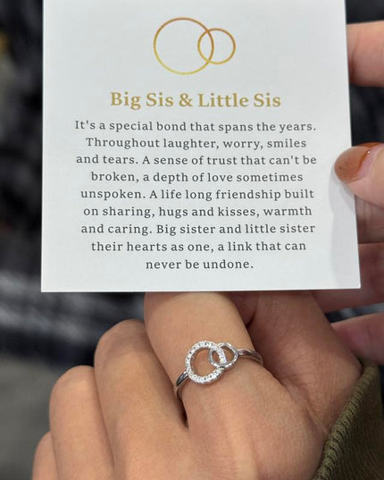 Big Sis & Little Sis Ring - Gift Jewelry | Dear Given
