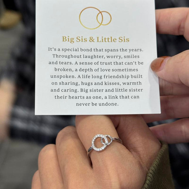 Big Sis & Little Sis Ring - Gift Jewelry | Dear Given