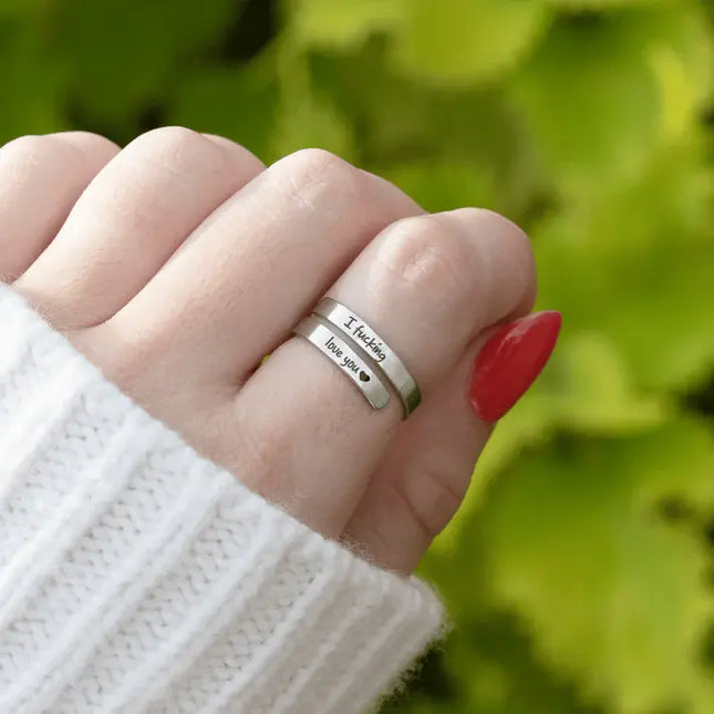 I Fvcking Love you Ring - Gift Jewelry | Dear Given
