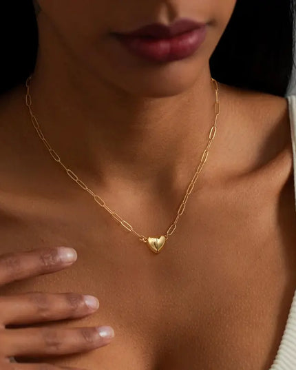 Magnetic Heart Necklace - Gift Jewelry | Dear Given