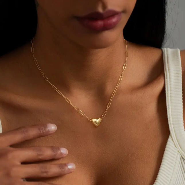 Magnetic Heart Necklace - Gift Jewelry | Dear Given