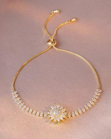 Calming Sunflower Bracelet - Gift Jewelry | Dear Given