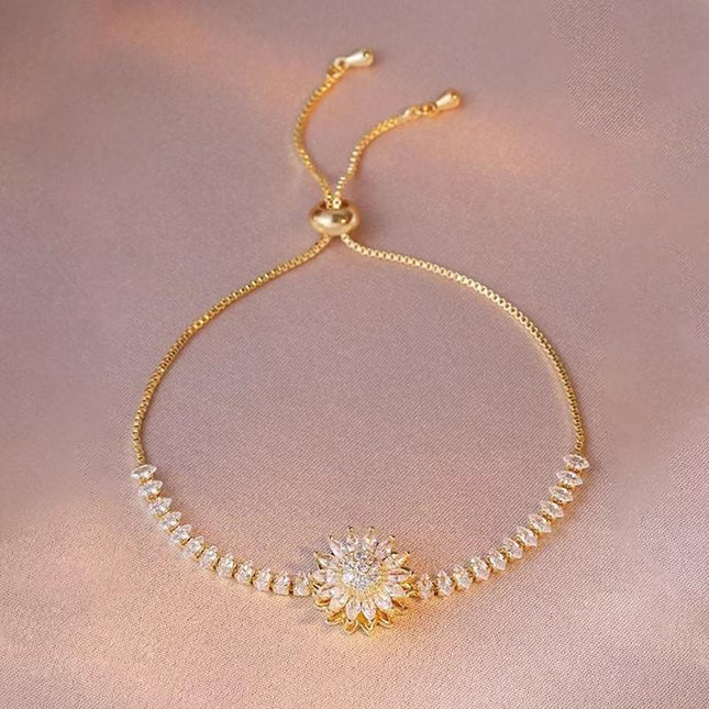 Calming Sunflower Bracelet - Gift Jewelry | Dear Given