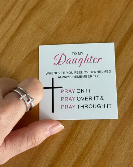 Faith Ring For Daughter - Gift Jewelry | Dear Given