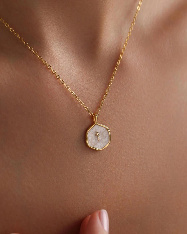 Golden Cross Pendant - Gift Jewelry | Dear Given