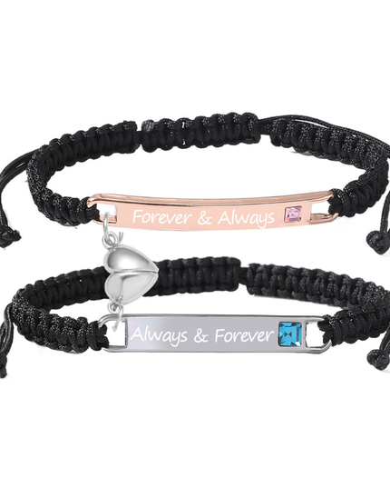 Magnetic Hearts Couples Bracelet - Meaningful Gift Jewelry | Dear Given