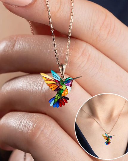 Stunning Hummingbird Necklace with Free Bonus Earrings — Limited Time Offer