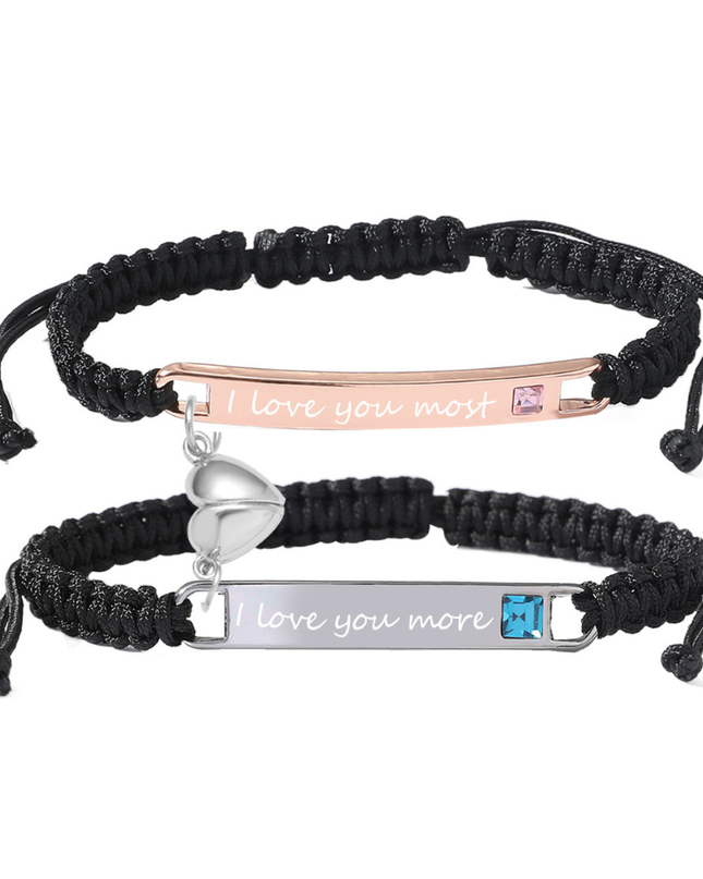 Magnetic Hearts Couples Bracelet - Gift Jewelry | Dear Given