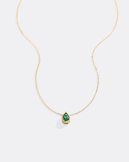 Diamond Teardrop Necklace