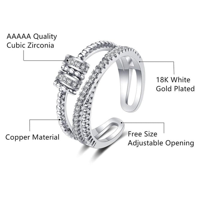 To My Daughter - Fidget Ring - Gift Jewelry | Dear Given