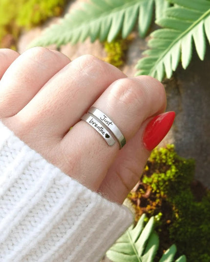 Just Breathe Ring - Meaningful Gift Jewelry | Dear Given