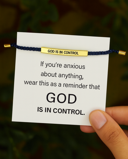 God Is In Control Bracelet - Gift Jewelry | Dear Given
