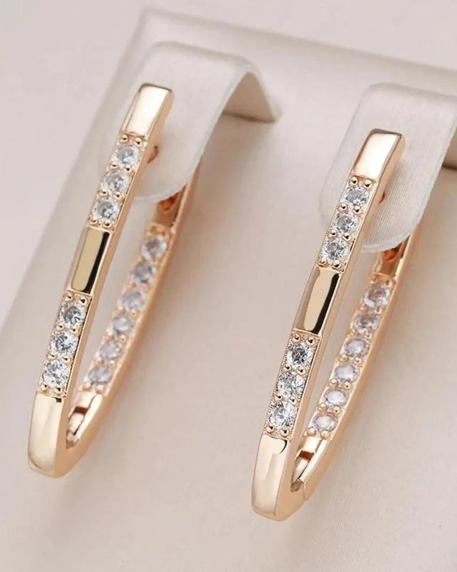 Elegant Zirconia Stone Earrings for a Sophisticated, Sparkling Look