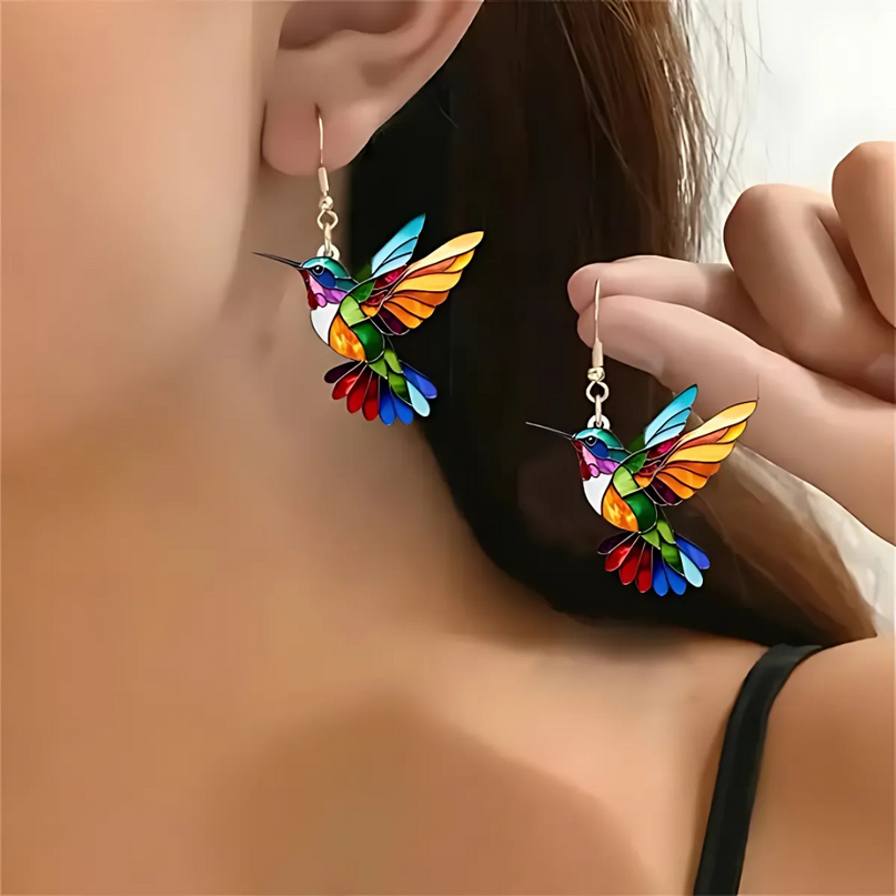 Aurea | Enchanting Hummingbird Pendant Necklace — heartfelt jewelry gift for her | Dear Given