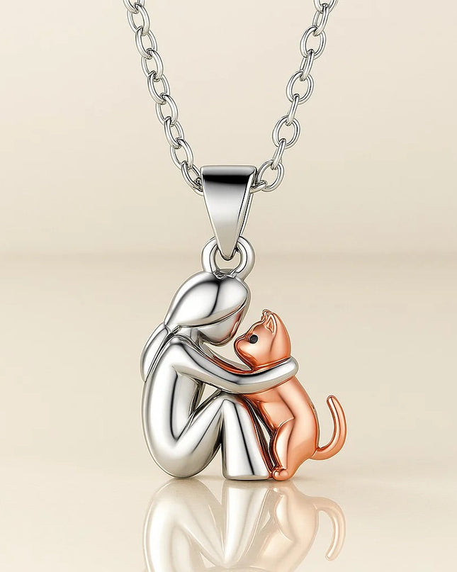 Cat-Themed necklace — jewelry gift detail view 5 | Dear Given