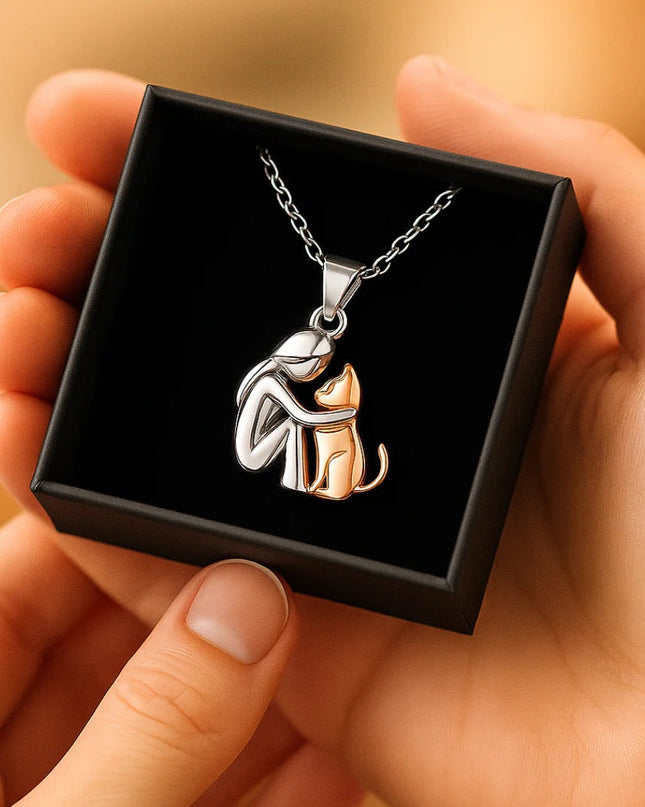 Cat-Themed necklace — jewelry gift detail view 6 | Dear Given