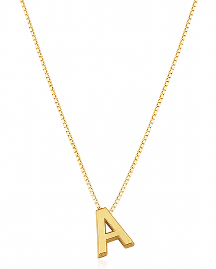 LoveNote | Gold Initial Necklace — Personalize with Your Letter Charm