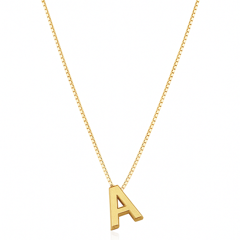 LoveNote | Gold Initial Necklace — Personalize with Your Letter Charm