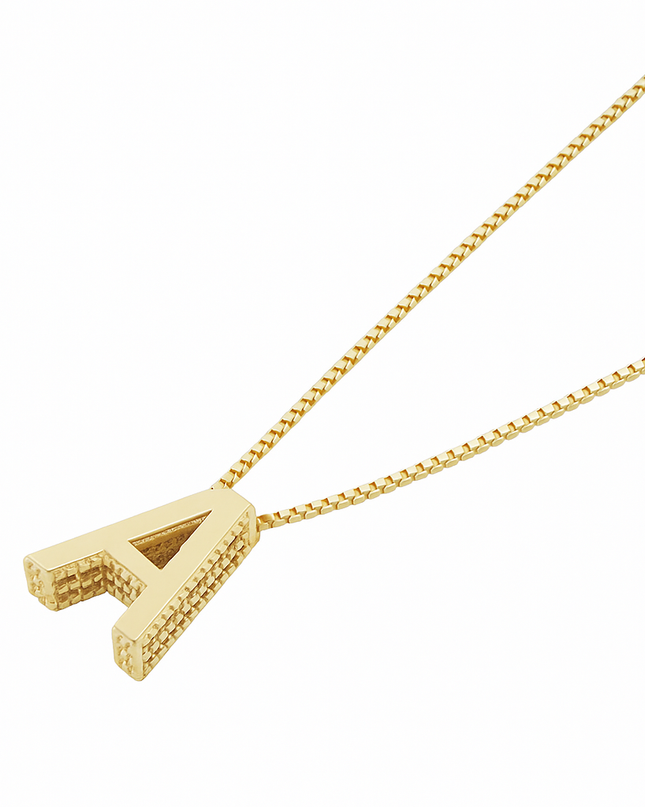LoveNote | Gold Initial Necklace — Personalize with Your Letter Charm