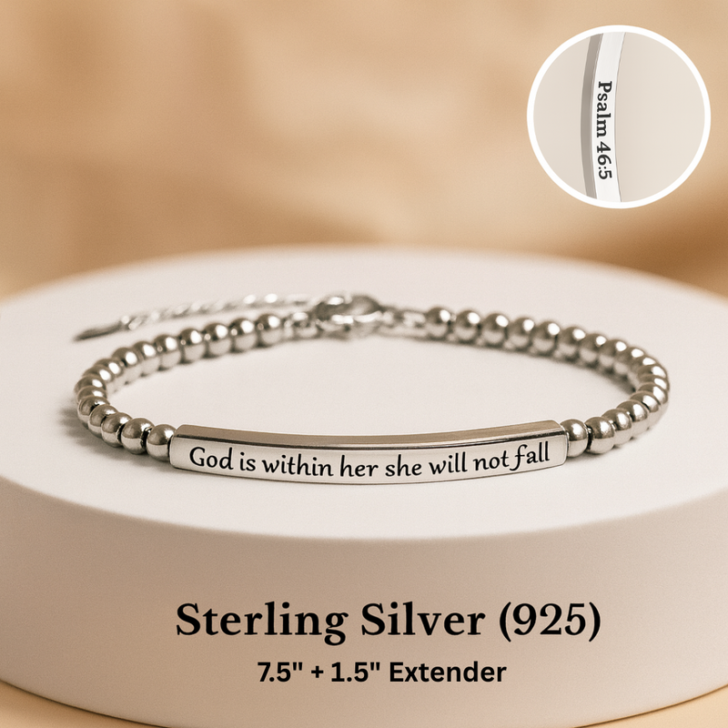 God Is Within Her Bracelet