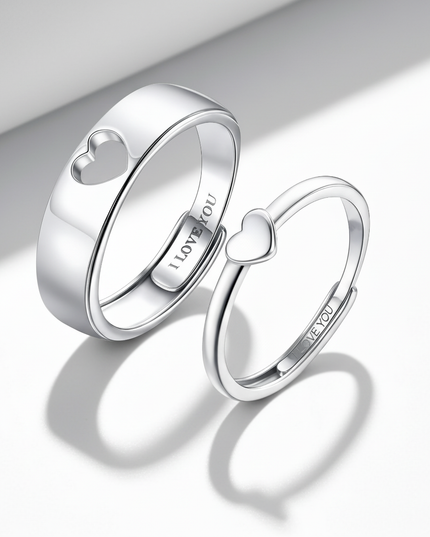 Matching Hearts Ring - Meaningful Gift Jewelry | Dear Given