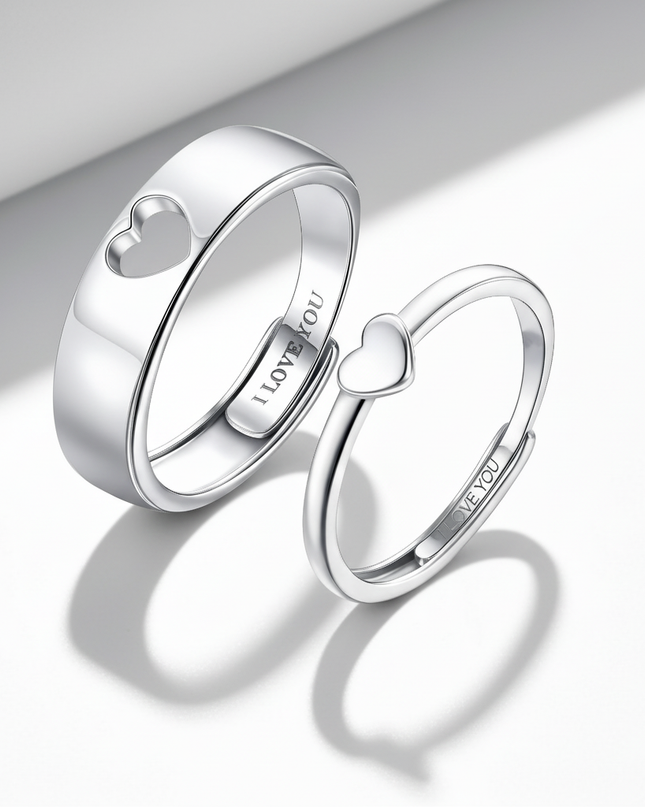 Matching Hearts Ring - Meaningful Gift Jewelry | Dear Given