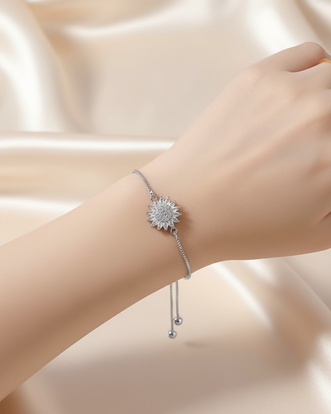 Calming Sunflower Bracelet - Gift Jewelry | Dear Given