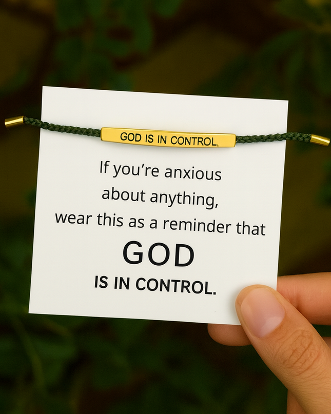 God Is In Control Bracelet - Gift Jewelry | Dear Given