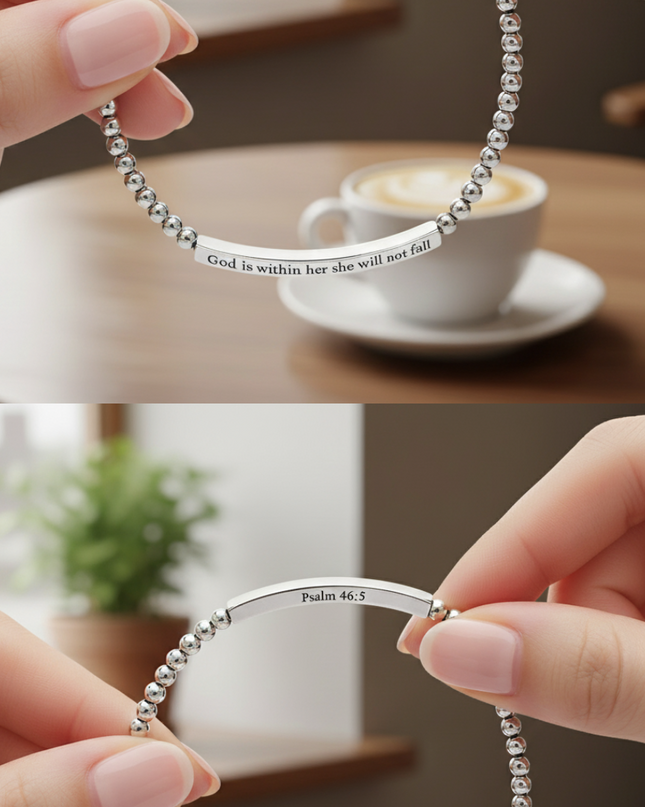 God Is Within Her Bracelet - Gift Jewelry | Dear Given