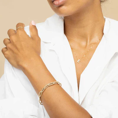 LoveNote | Gold Initial Necklace — Personalize with Your Letter Charm