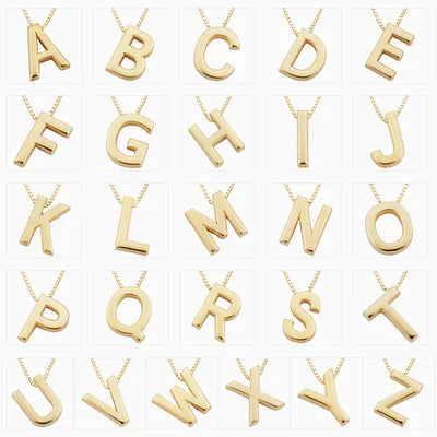 LoveNote | Gold Initial Necklace — Personalize with Your Letter Charm