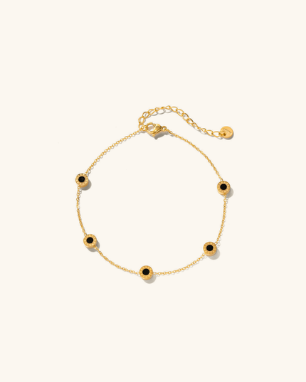 Luxe Circle Charm Gold Anklet — heartfelt jewelry gift for her | Dear Given