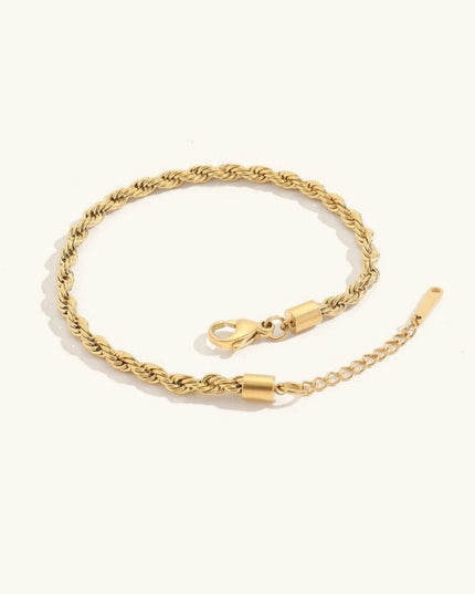 Luxe Rope Gold Anklet — heartfelt jewelry gift for her | Dear Given